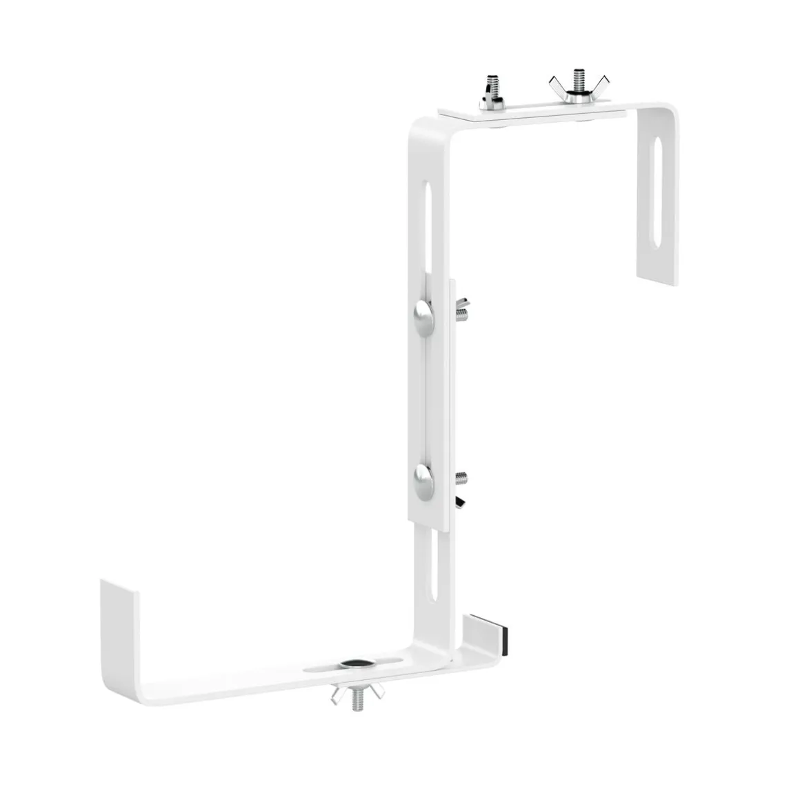 Blumenkastenhalter Eisen 4er Set weiss