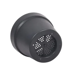 Blumentopf 16.5 cm 6er Set schwarz