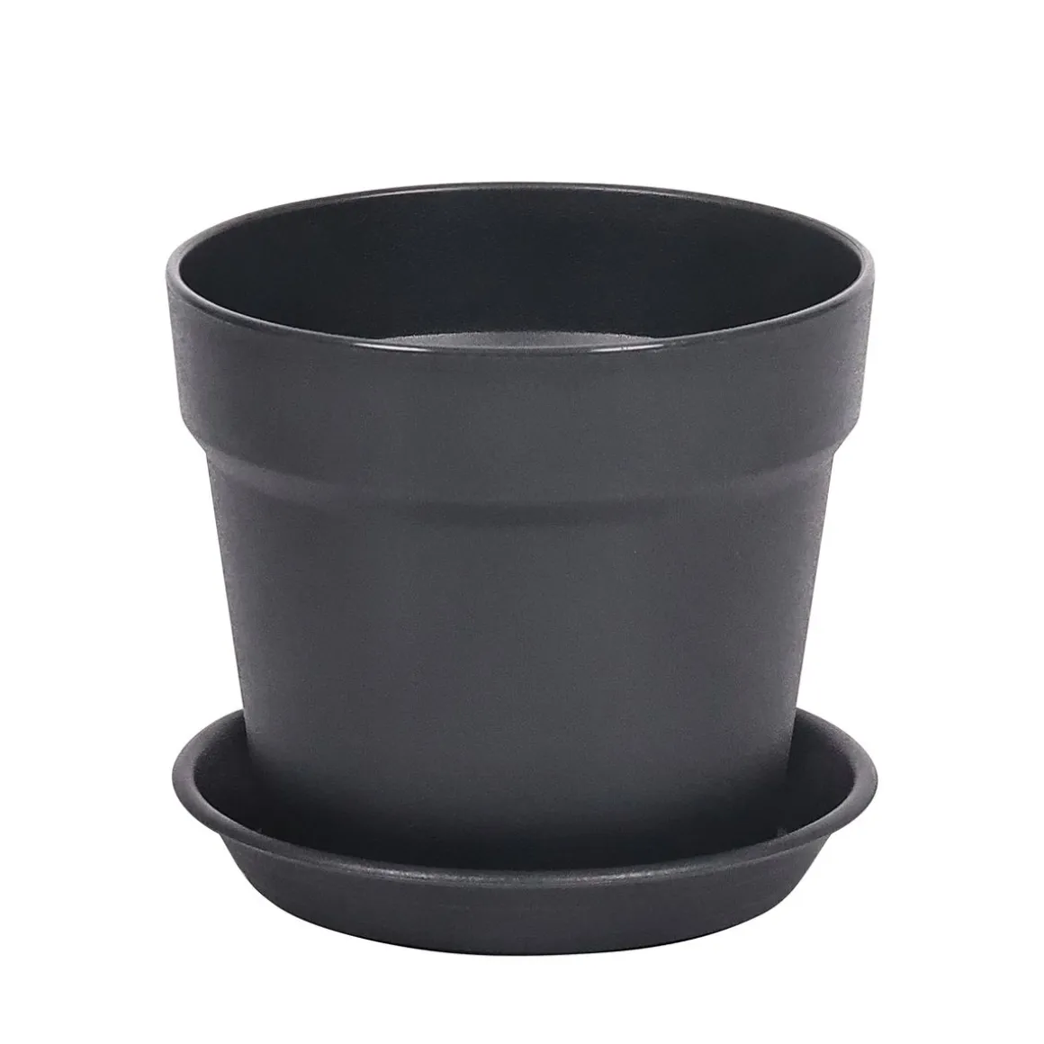 Blumentopf 16.5 cm 6er Set schwarz