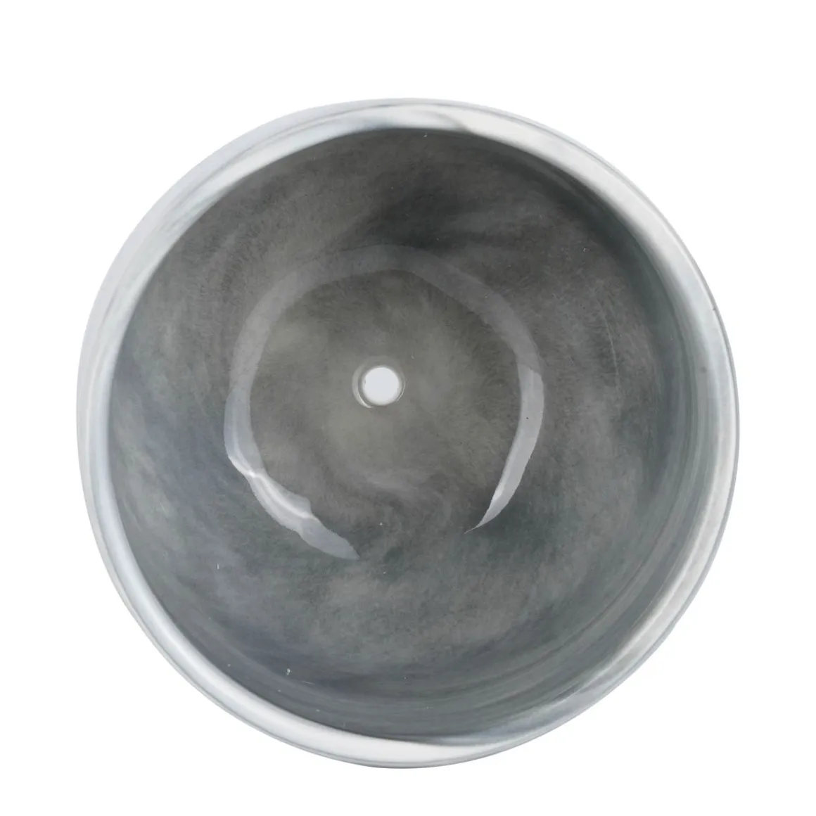 Blumentopf Dreibein Keramik 10.5 cm grau