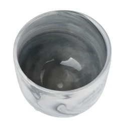 Blumentopf Dreibein Keramik 10.5 cm grau