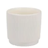 Blumentopf Keramik 15 x 14 cm beige