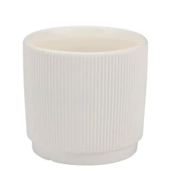 Blumentopf Keramik 15 x 14 cm beige