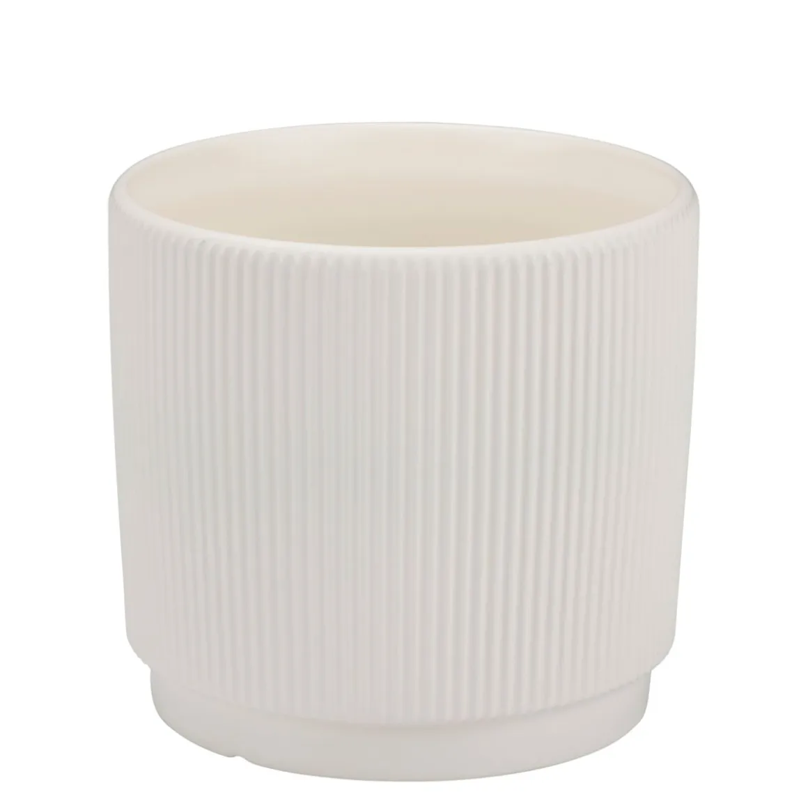 Blumentopf Keramik 15 x 14 cm beige