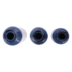Blumenvase Set Keramik ARCTIC 3-teilig blau