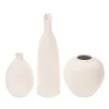 Blumenvase Set Keramik SAHARA 3-teilig beige