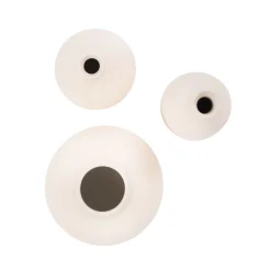 Blumenvase Set Keramik SAHARA 3-teilig beige