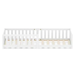 Bodenbett MOLA 90 x 200 cm weiss