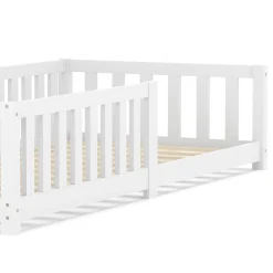 Bodenbett MOLA 90 x 200 cm weiss