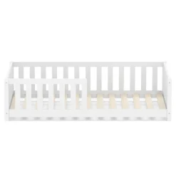 Bodenbett MOLA 80 x 160 cm weiss