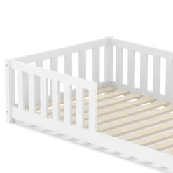 Bodenbett MOLA 80 x 160 cm weiss