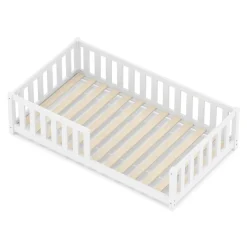 Bodenbett MOLA 80 x 160 cm weiss