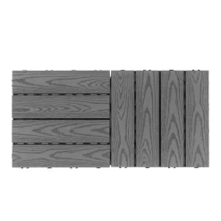 Bodenplatte BENTON 22er Set 30 x 30 cm anthrazit