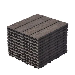 Bodenplatte BENTON 11er Set 30 x 30 cm grau