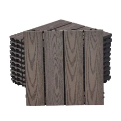 Bodenplatte BENTON 11er Set 30 x 30 cm grau