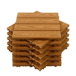 Bodenplatte BENTON 22er Set 30 x 30 cm hellbraun