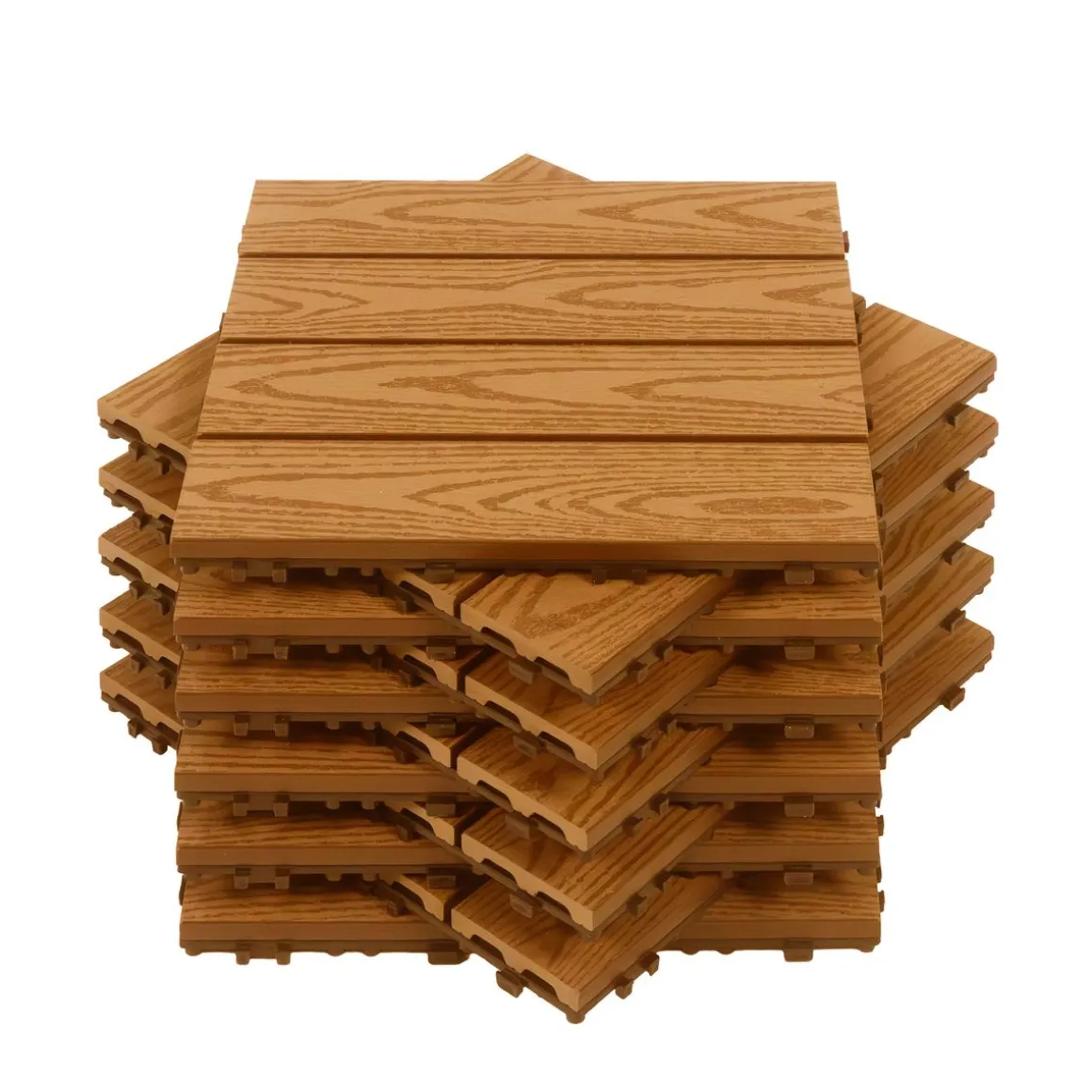 Bodenplatte BENTON 22er Set 30 x 30 cm hellbraun