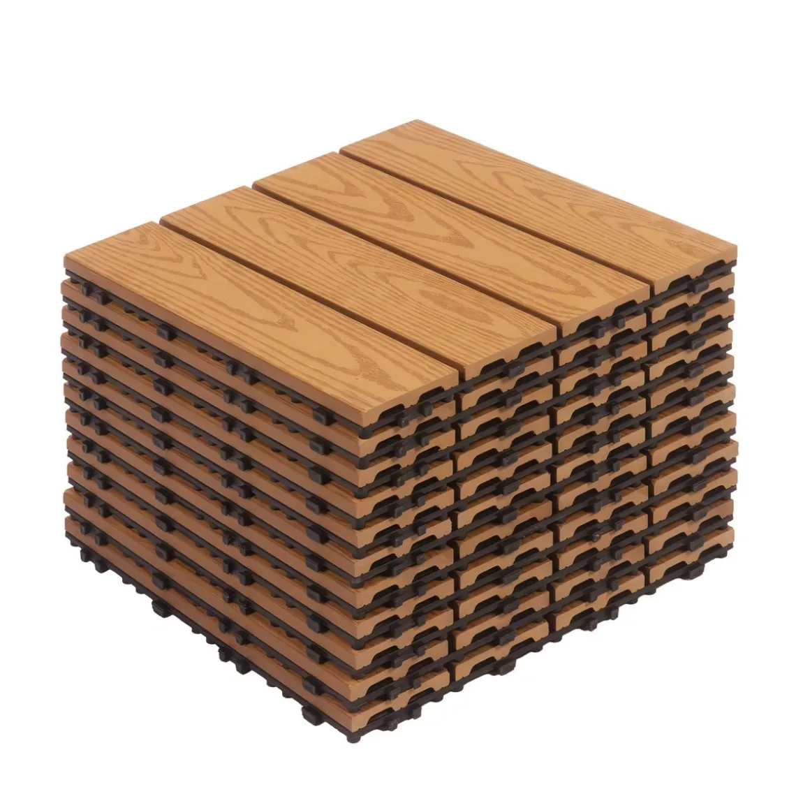 Bodenplatte BENTON 22er Set 30 x 30 cm hellbraun