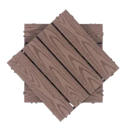 Bodenplatte BENTON 22er Set 30 x 30 cm braun
