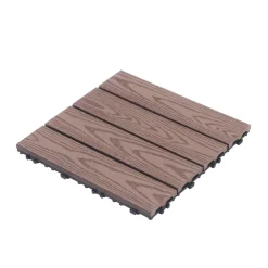 Bodenplatte BENTON 22er Set 30 x 30 cm braun