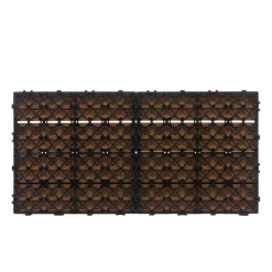Bodenplatte DORTMUND 12er Set 60 x 30 cm hellbraun