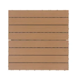 Bodenplatte DORTMUND 12er Set 60 x 30 cm hellbraun