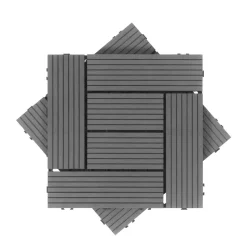 Bodenplatte FINIX 22er Set 30 x 30 cm anthrazit