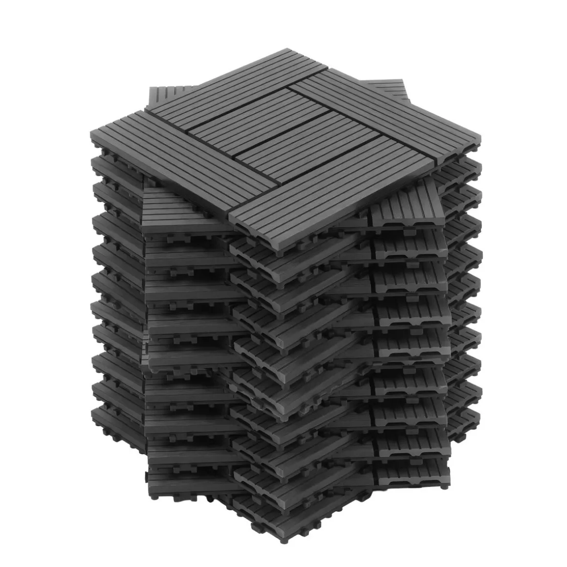 Bodenplatte FINIX 22er Set 30 x 30 cm anthrazit