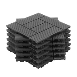 Bodenplatte FINIX 22er Set 30 x 30 cm anthrazit