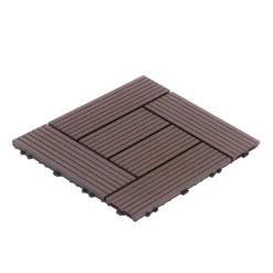 Bodenplatte FINIX 22er Set 30 x 30 cm braun