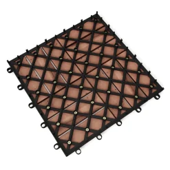 Bodenplatte Holz 10er Set 30 x 30 cm
