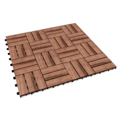 Bodenplatte Holz 10er Set 30 x 30 cm