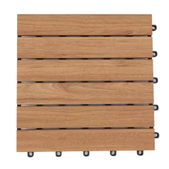 Bodenplatte Holz HEDERA 10er Set 30 x 30 cm