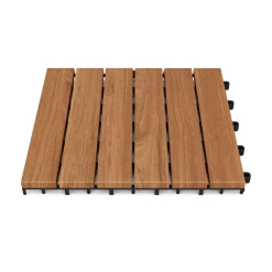 Bodenplatte Holz HEDERA 10er Set 30 x 30 cm