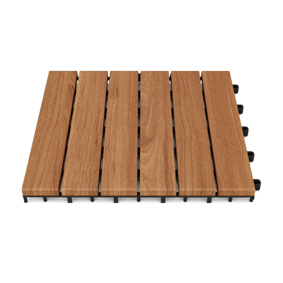Bodenplatte Holz HEDERA 10er Set 30 x 30 cm