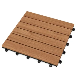 Bodenplatte Holz HEDERA 10er Set 30 x 30 cm