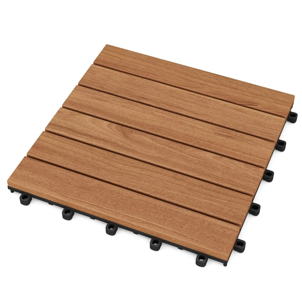 Bodenplatte Holz HEDERA 10er Set 30 x 30 cm