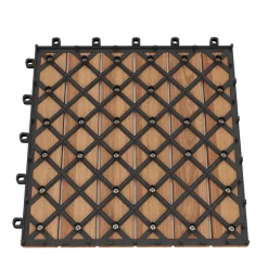 Bodenplatte Holz HEDERA 10er Set 30 x 30 cm