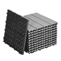 Bodenplatte PALMER 11er Set 30 x 30 cm grau