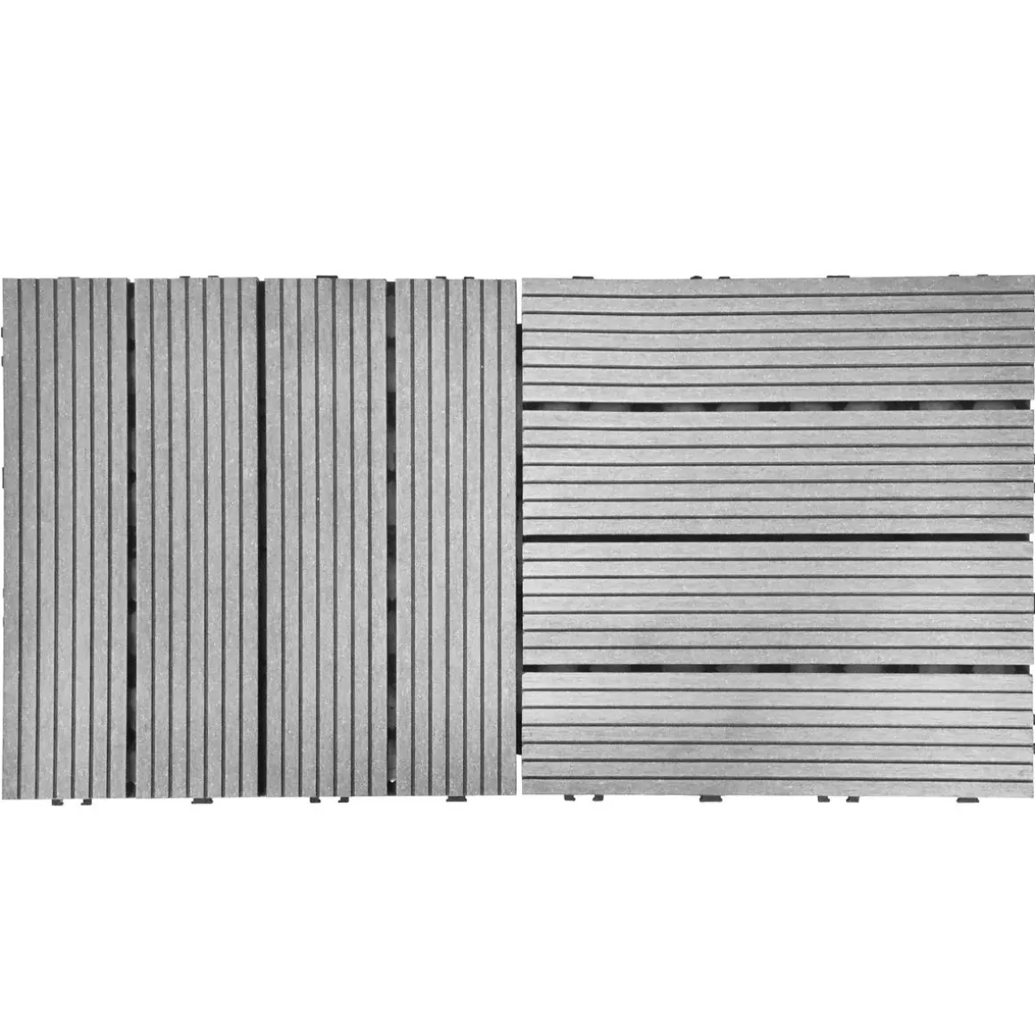 Bodenplatte PALMER 11er Set 30 x 30 cm grau