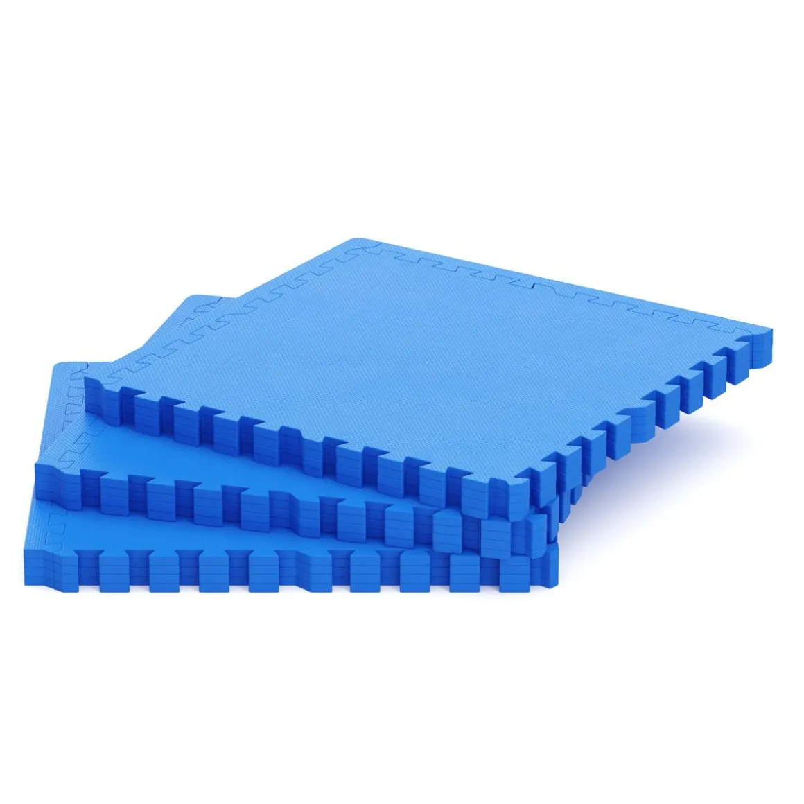 Bodenschutzmatte 61 x 61 cm 12er Set blau