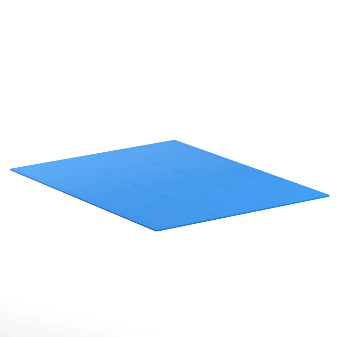 Bodenschutzmatte 61 x 61 cm 12er Set blau