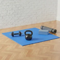 Bodenschutzmatte 61 x 61 cm 4er Set blau