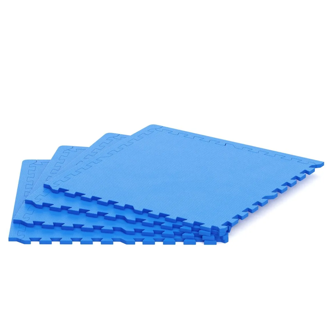 Bodenschutzmatte 61 x 61 cm 4er Set blau
