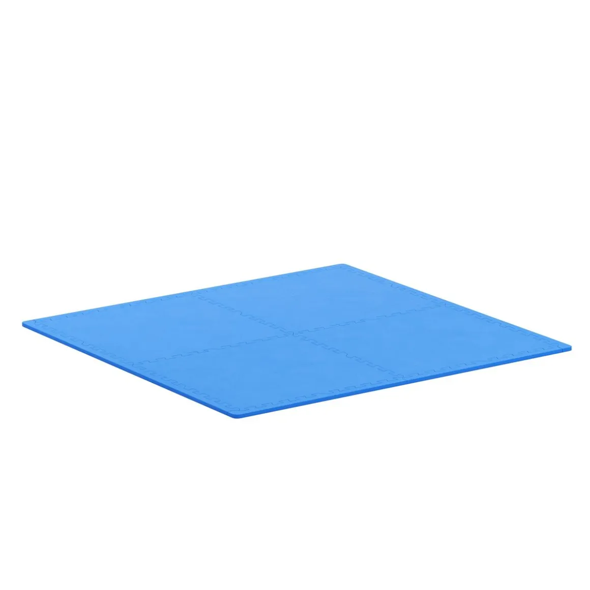 Bodenschutzmatte 61 x 61 cm 4er Set blau