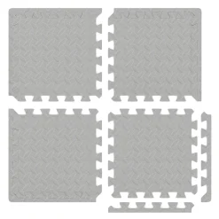 Bodenschutzmatte 30 x 30 cm 32er Set grau