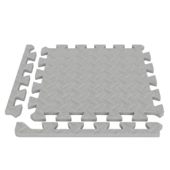 Bodenschutzmatte 30 x 30 cm 32er Set grau