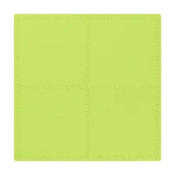 Bodenschutzmatte 61 x 61 cm 4er Set grün