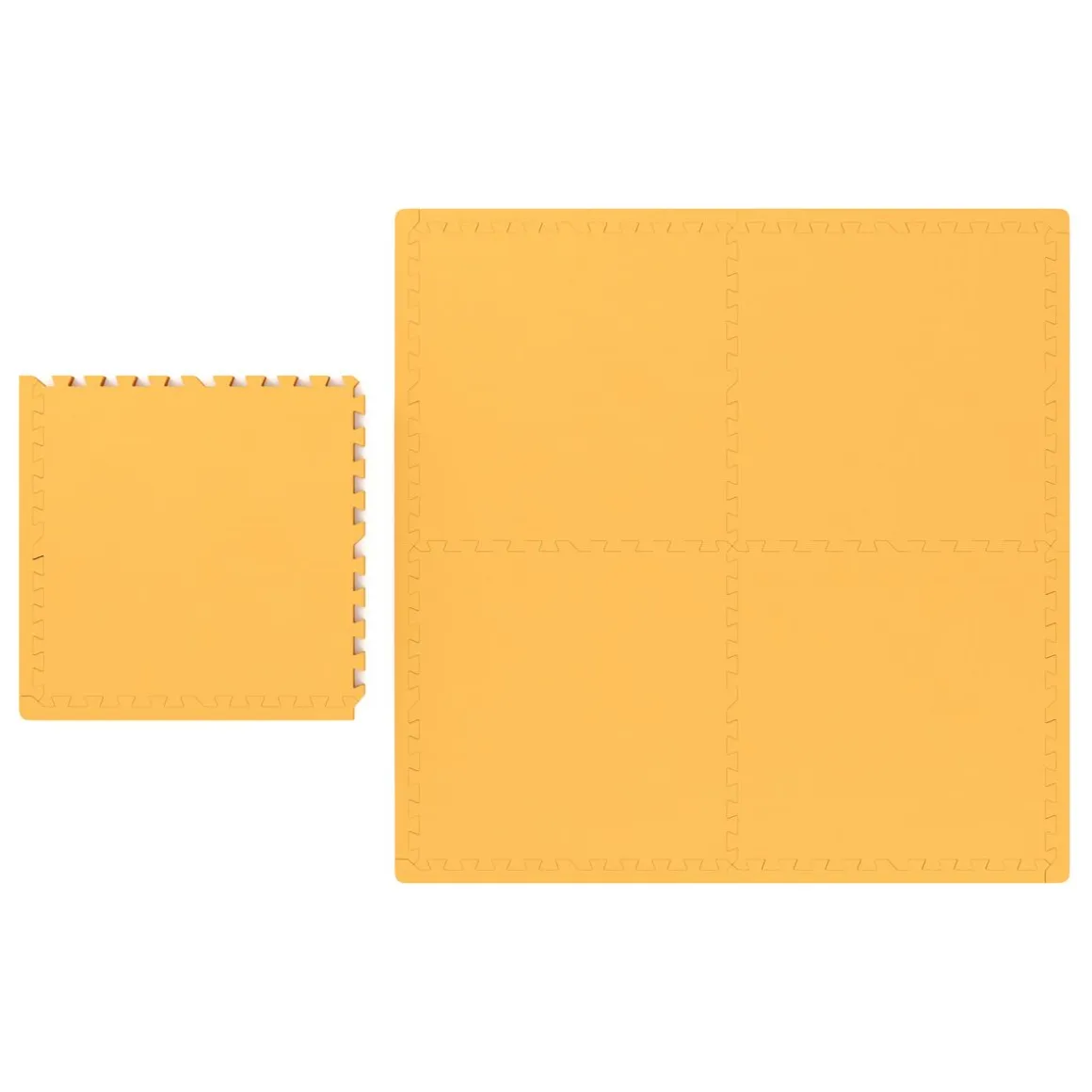 Bodenschutzmatte 61 x 61 cm 12er Set orange