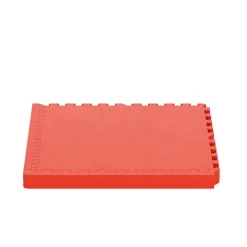 Bodenschutzmatte 61 x 61 cm 4er Set rot